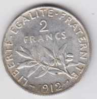 2 Francs  Semeuse  1912 - 2 Francs