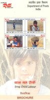 INDIA - 2006 - BROCHURE OF STOP CHILD LABOUR STAMPS DESCRIPTION AND TECHNICAL DATA. - Covers & Documents