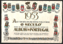 50-page Book 'Albúm De Portugal' From 1953. With History And Images Of 18 Districts Of Portugal. 'O Século' Newspaper - Livres Anciens