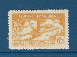 Algérie - Colis Postaux - YT N° 114 B * - Neuf Avec Charnière - 1943 - Pacchi Postali