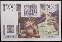 France - 500 Francs - 28-3-1946- PICK 129a / F34.5 - SPL - 500 F 1945-1953 ''Chateaubriand''