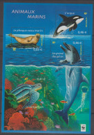 FRANCE - Faune Marine : Tortue Luth, Grand Dauphin, Orque, Phoque Veau Marin - - Dolphins