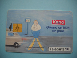 7632 JEUX KENO LOTO QUAND ON JOUE ON JOUE  Télécarte Collection  ( 2 Scans)  Carte Téléphonique - Juegos