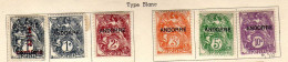Andorre Francaise  -(1931) -  Timbres De France -  Type Blanc -  Surcharges - - Neufs* - MLH/MH - Nuevos