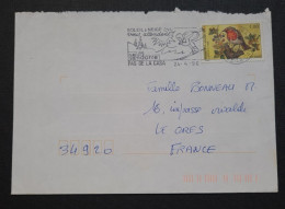 Andorre,  Lettre Pour La France. - Brieven En Documenten