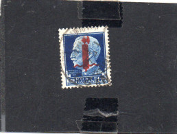 1944 Italia RSI - Re Vittorio Emanuele III - Sorastampato - Used