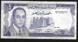 Maroc 5 Dirhams 1970 - Marruecos