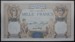 France - 1000 Francs - 30-3-1933 - PICK 79c / F37.8 - TTB - 1 000 F 1927-1940 ''Cérès Et Mercure''