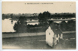 MAUVES  Les Iles De La Loire - Ecrite - Dos Vert * Imprimeur F. Chapeau à Nantes - Mauves-sur-Loire