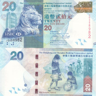 HONG KONG 20 Dollars 2012 HSBC UNC Mid Autumn Festival - Hongkong