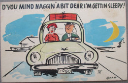 USA D'YOU MIND NAGGIN ABIT DEAR I'M GETTIN SLEEPY KARTE CARD POSTCARD CARTE POSTALE POSTKARTE CARTOLINA ANSICHTSKARTE - Long Beach