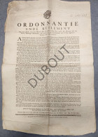 Delcampe - Leuven Ordonnantie 1748    (V2969) - Documenti Storici