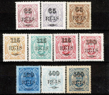 Cabo Verde,1902, # 61/70, MH - Islas De Cabo Verde