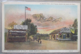 USA FAR WEST NEW MEXICO GLORIETA PASS OLD PIGEON RANCH SANTA FE POSTCARD CARTE POSTALE POSTKARTE CARTOLINA ANSICHTSKARTE - Long Beach