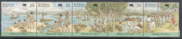 Australia 1988 Set Of Stamps Ships - The 200th Anniversary Of The Colonization Of Australia  In Unmounted Mint - Ungebraucht