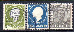 ICELAND. 1911-20. Sigurdsson And Chr. X. - Gebruikt