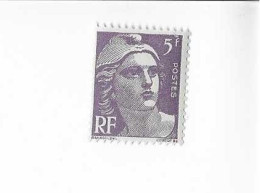 883 N G Violet Foncé -Anneau De Lune Au Dessus Du F  De La Faciale    2 Variétés - Unused Stamps