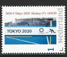 Nederland  2021-9  Tokyo 2020 Olympics  Hockey (dames)   GOUD   Postfris/mnh/neuf - Unused Stamps