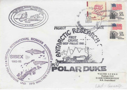 USA   MS Walter Herwig / Polar Duke  Sibex Ca McMurdo  JAN 10 1986 (NE161C) - Navires & Brise-glace