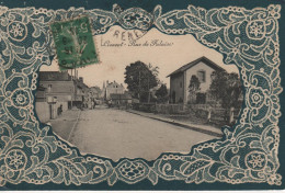 LIVAROT Rue De Falaise Carte Embossée, Gaufrée Façon Dentelle éditeur Tontain - Livarot