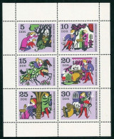 DDR, 1970, Michel-Nr. 1545-1550, Kleinbogen, **postfrisch - 1950-1970