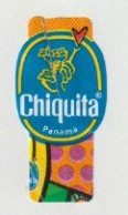 1x Fruit Label Sticker CHIQUITA Banana-bananen Panama - Fruit En Groenten