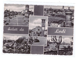 LODI - SALUTI - VIAGGIATA - Lodi