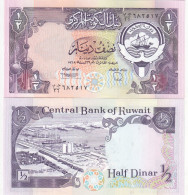 Kuwait 1/2 Dinar 1980 P 12 UNC - Kuwait