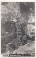 E3929) Sehr Alte FOTO AK - Tscheppaschlucht Im LOIBLTAL - Stiege Mit Mann - Alte FOTO AK Ferlach Unterbergen Kärnten - Ferlach