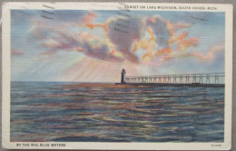 USA LAKE MICHIGAN SOUTH HAVEN KARTE CARD POSTCARD CARTE POSTALE POSTKARTE CARTOLINA ANSICHTSKARTE - Long Beach