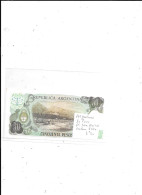 ARGENTINE BILLET 50 PESOS SAN MARTIN COULEUR VERTE - Argentine