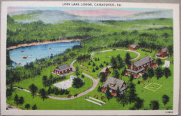 USA LINN LAKE LODGE CANADENSIS PENNSYLVANIA HAVEN KARTE CARD POSTCARD CARTE POSTALE POSTKARTE CARTOLINA ANSICHTSKARTE - Long Beach