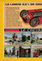 Tintin : Poster Exclusivité Tintin : La LANCIA 2,5 L. - Double-page Technique Issue Du Journal TINTIN ( Voir Ph. ). - Otros Planes