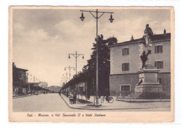 LODI - MONUMENTO A VITT. EMANUELE II E VIALE STAZIONE - NON VIAGGIATA - Lodi