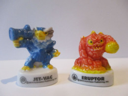 Fèves Brillantes - Jet-Vac Et Eruptor - Skylanders 2014 - Frais Du Site Déduits - Cartoons