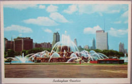 USA CHICAGO CLARENCE BUCKINGHAM MEMORIAL FOUNTAIN GRANT PARK POSTCARD CARTE POSTALE POSTKARTE CARTOLINA ANSICHTSKARTE - Long Beach