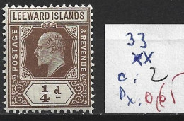 LEEWARD 33 ** Côte 2 € - Leeward  Islands