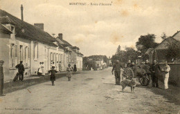 - MONETEAU (89) - La Route D'Auxerre (bien Animée, Militaires)   -26698- - Moneteau