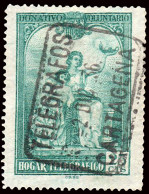 Murcia - Edi O Beneficencia - Huérfanos Telégrafos 11 - Mat "02/12/36 - Telégrafos - Cartagena" - Beneficenza