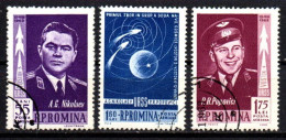 1962 - Romania PA 157 / PA 159 Viaggi Spaziali   ------ - Usati