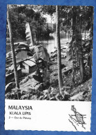 CPSM Robillard - MALAYSIA Malésie KUALA LIPIS 2 état De Pahang - Non écrite Petite Carte Geographique Sumatra - Malaysia