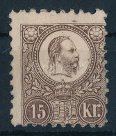 (*) 1871 Réznyomat 15kr Képbe Fogazva (*120.000) - Andere & Zonder Classificatie