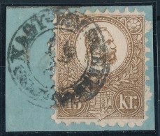 1871 Kőnyomat 15kr "NAGY-BECSKEREK" Bélyegzéssel - Sonstige & Ohne Zuordnung