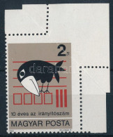 ** 1983 Postai Irányítószám-rendszer 2Ft Bélyeg, ívbehajlás Miatt Látványosan Elfogazva - Sonstige & Ohne Zuordnung