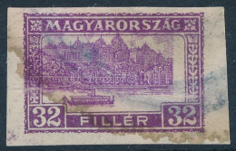 ** 1926 Pengő-fillér (I.) Fogazatlan, Vízjel Nélküli 32f Látványosan Eltolódott Középrésszel (nagy Folt és Gumihiány / H - Sonstige & Ohne Zuordnung