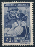 ** 1939 Magyar A Magyarért 40f "-40" Lemezhibával (10.000) - Autres & Non Classés