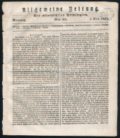 1821.nov.04 Szignettás újság (Allgemeine Zeitung) - Other & Unclassified