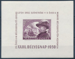 ** 1950 Bélyegnap (23.) - Bem Blokk (12.000) - Other & Unclassified