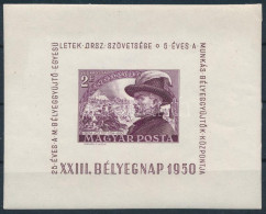 ** 1950 Bélyegnap (23.) - Bem Blokk (sarkán Pici Törés / Folded In The Corner) (12.000) - Otros & Sin Clasificación