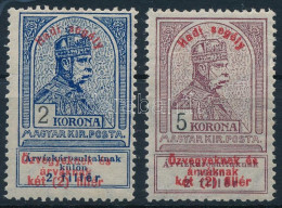 * 1914 Hadisegély (I.) 2K és 5K Bélyegek (18.000) - Altri & Non Classificati